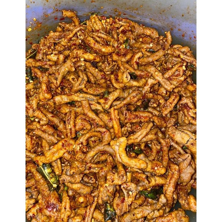 

Discount Usus Ayam Krispi Pedas Daun Jeruk 1/2 Kg Premium
