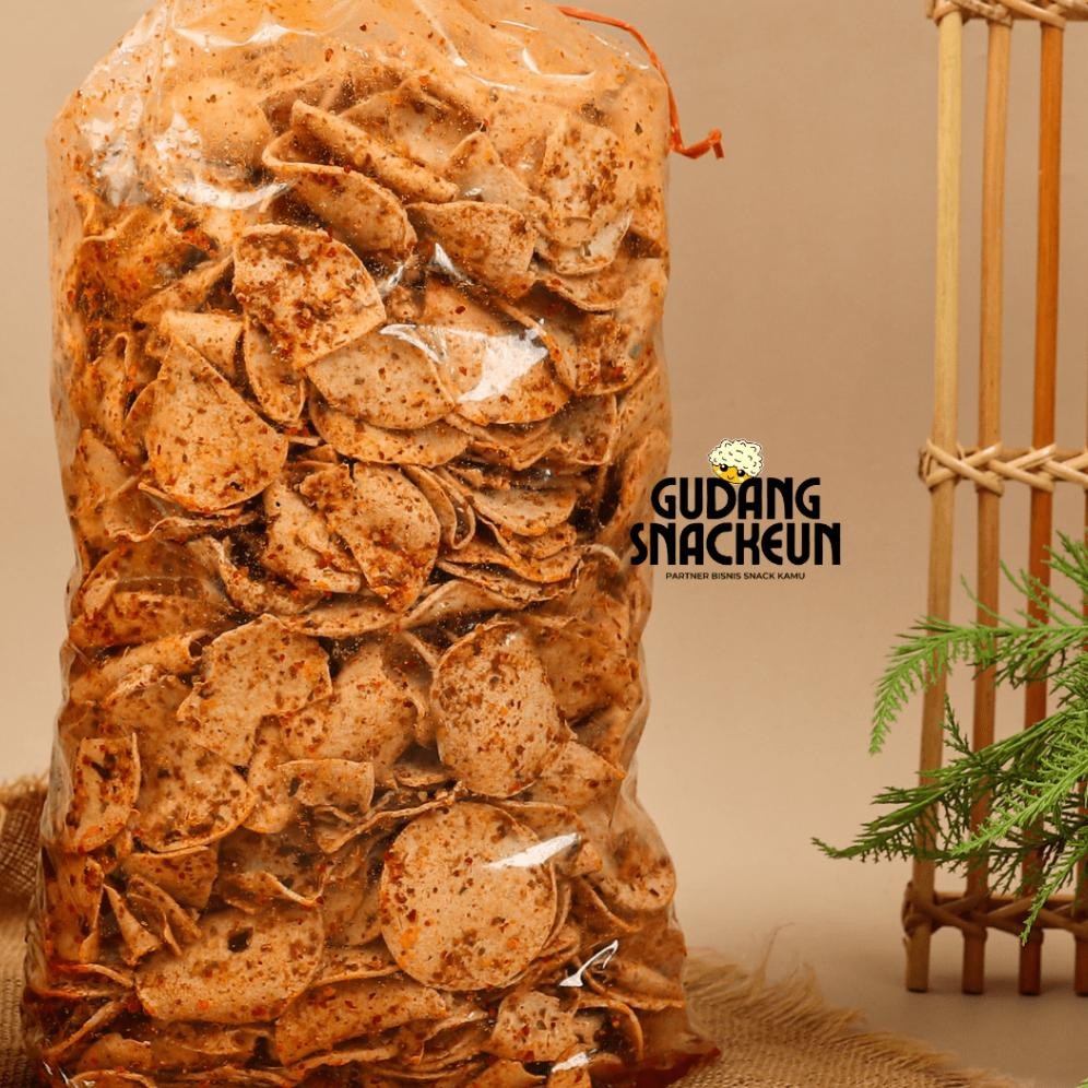 

Termurah Basreng Pedas Daun Jeruk 1Kg Basreng Bulat Koin 1 Grosir
