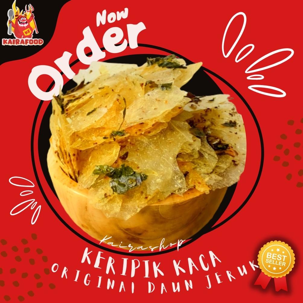 

10.10 1 Kg Kripca | Kripik Kaca Pedes Daun Jeruk | Original Daun Jeruk High Quality