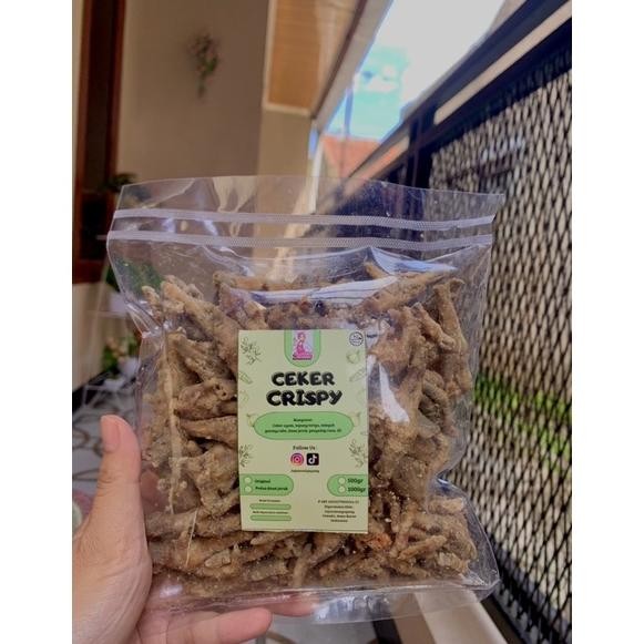 

Big Sale Keripik Ceker Crispy 250Gr Kriuk Cikruh Original & Pedas Gurih Jajanan Cemilan Kerupuk Krispi Renyah Grosir