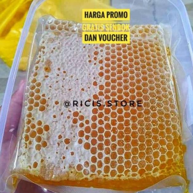 

Big Sale [[Free Ongkir]]Madu Sarang Asli Raw Honey Sarang Madu Honeycomb Madu Murni Grosir