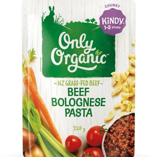 

Only Organic Beef Bolognese Pasta 220Gr (1-5 Years)