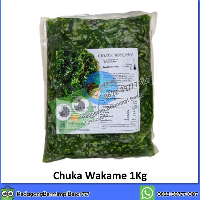 

Chuka Kuki Wakame 1Kg | Chuka Wakame 1Kg | Salad Rumput Laut es77