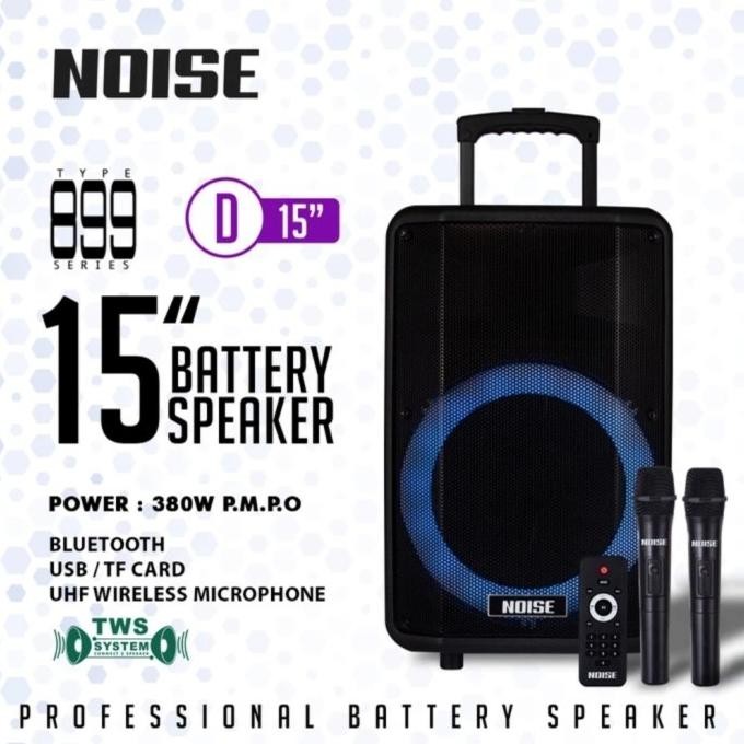 Speaker Noise 15 Inch 899 D Bluetooth Usb Hollearne