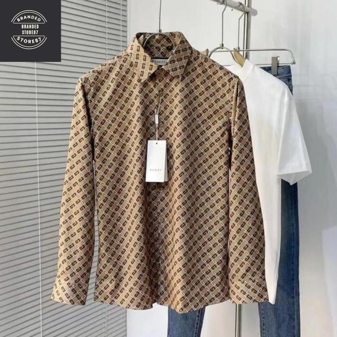 Kemeja Panjang Pria Import Terlaris /Kemeja Branded Import Pria# 323 Dollerago