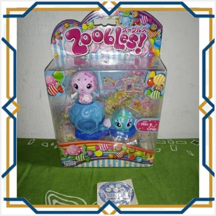 [THE] FIGURE ZOOBLES RUMAH RIN & CHIP SEGA TOYS ORIGINAL