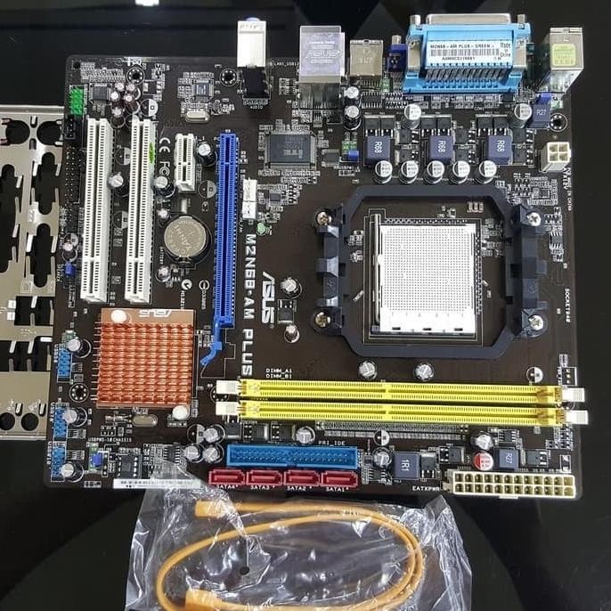 Asus M2N68-Am Plus Motherboard Untuk Socket Am2/Am2+/Am3, Ram Ddr2 Baru!!