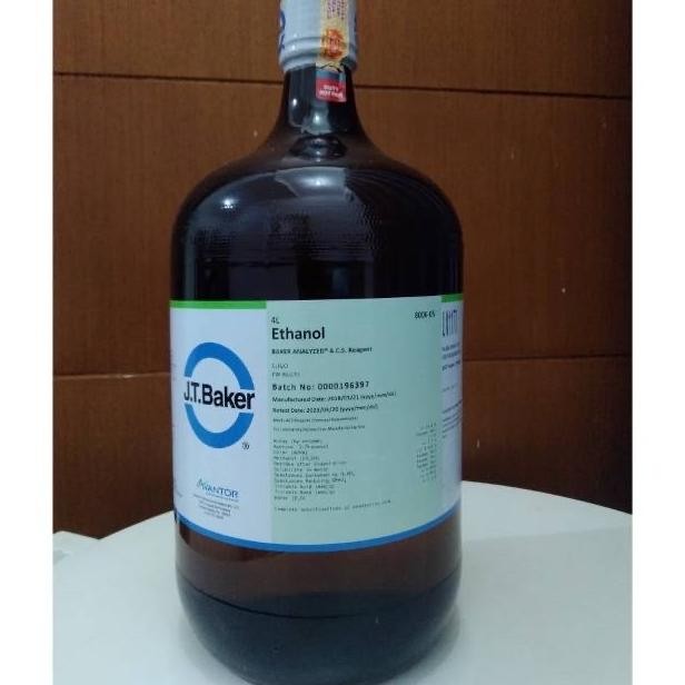 Ethanol 99.99% | Alcohol 99.99% Pro Analisis 4 Liter [ Cariomarket ]