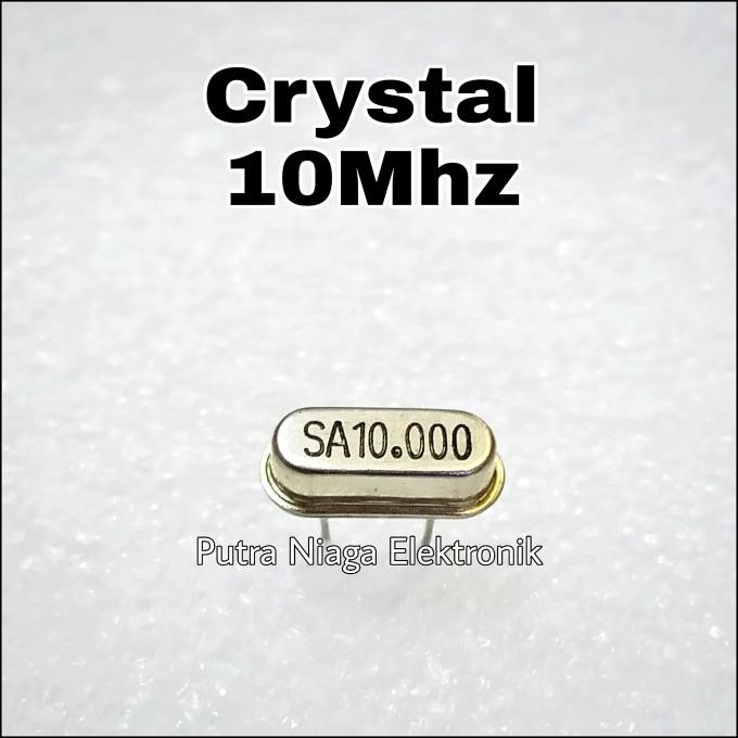 Baru (2) Xtal 10Mhz Crystal Osilator 10.000 MHz 10,000 10 Mhz putr4n Juara
