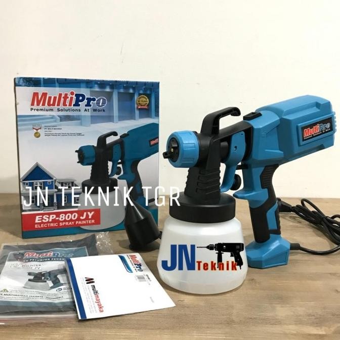 Update SPRAY GUN ELEKTRIK MULTIPRO ESP-800 / ALAT SEMPROT CAT MULTIPRO ESP800 jnt3k Berkualitas