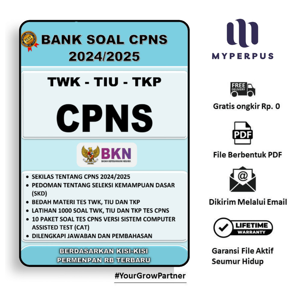 

1417. Bank Soal Tes CPNS 2024-2025 (TWK, TIU, TKP)