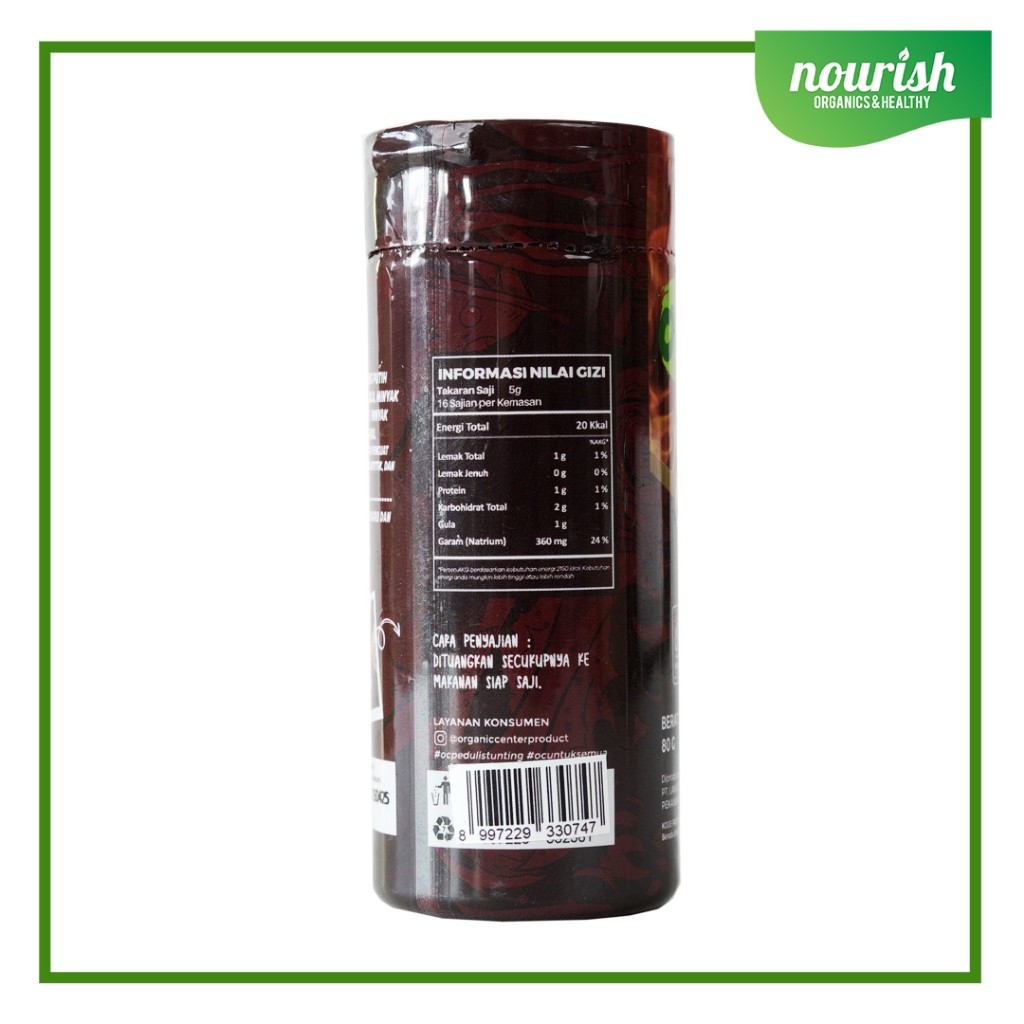 

RK60 Organic Center, Crazy Hot Chili Powder (BonCabe NO MSG) 80gr Level 10