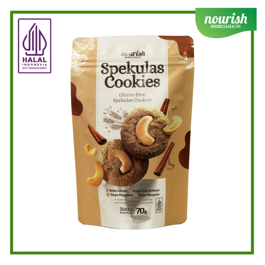 

ADY78 Spekulas Cookies - Gluten Free Cookies 70gr