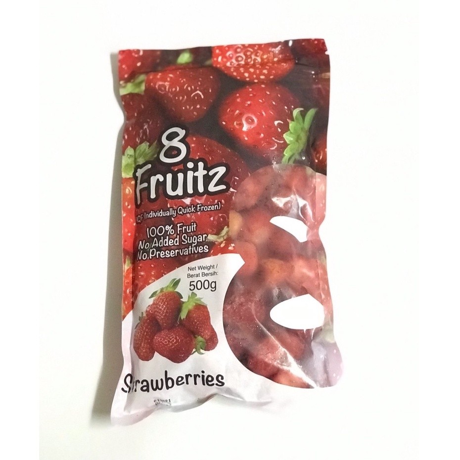 

8 Fruitz IQF Strawberry Frozen 500 gr