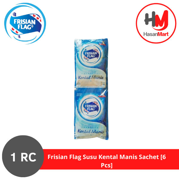 

Frisian Flag Susu Kental Manis Sachet [6 Pcs]