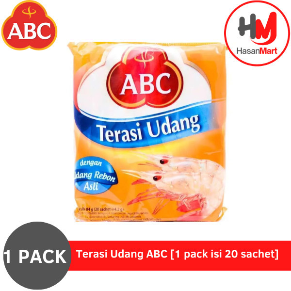 

Terasi Udang ABC [1 pack isi 20 sachet]