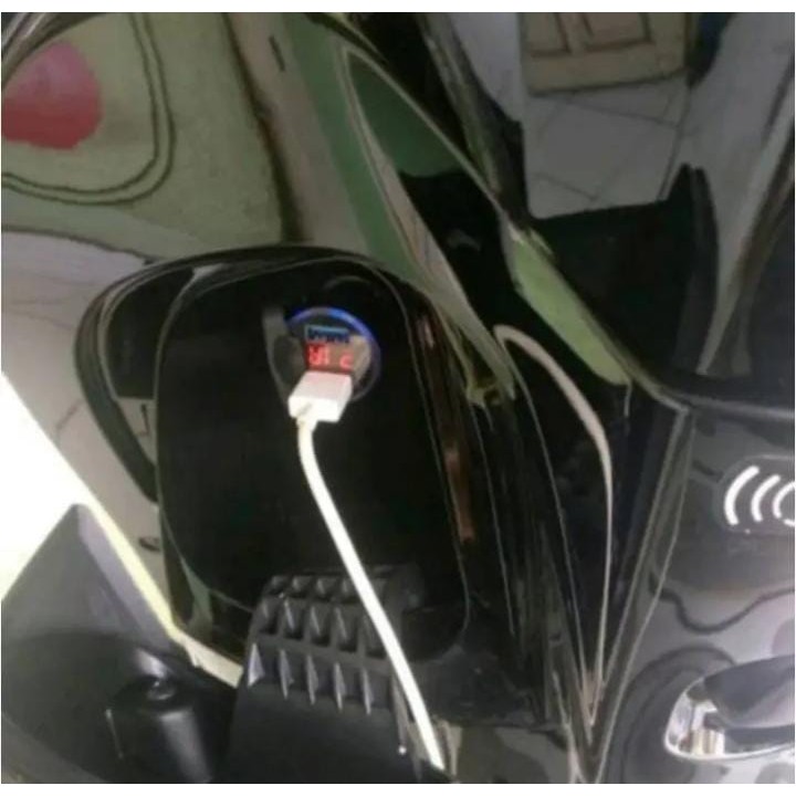 USB Charger HP Motor Fazzio Genio Beat Nmax Aerox PCX ADV Lexi UNIVERSAL (COD)