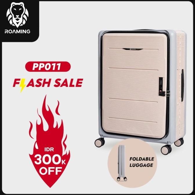 New [Flash Sale] Roaming Koper Kabin & Bagasi Lipat Pp011 - Diskon 300Rb Pengiriman Cepat