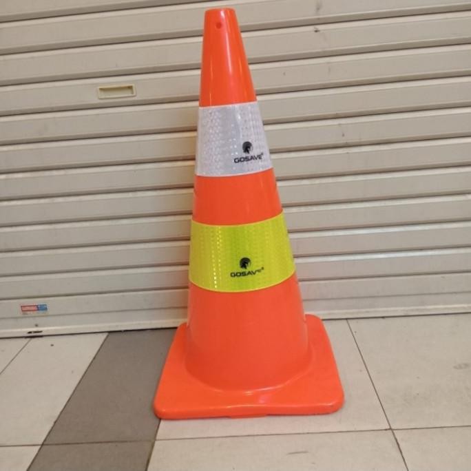 Trafic Cone Kerucut 70Cm / Kerucut Jalan Raya [ Evismall ]