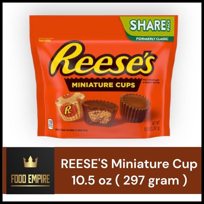 

Reese'S Miniature Cups 10,5 Oz | Reeses Milk Chocolate & Peanut Butter