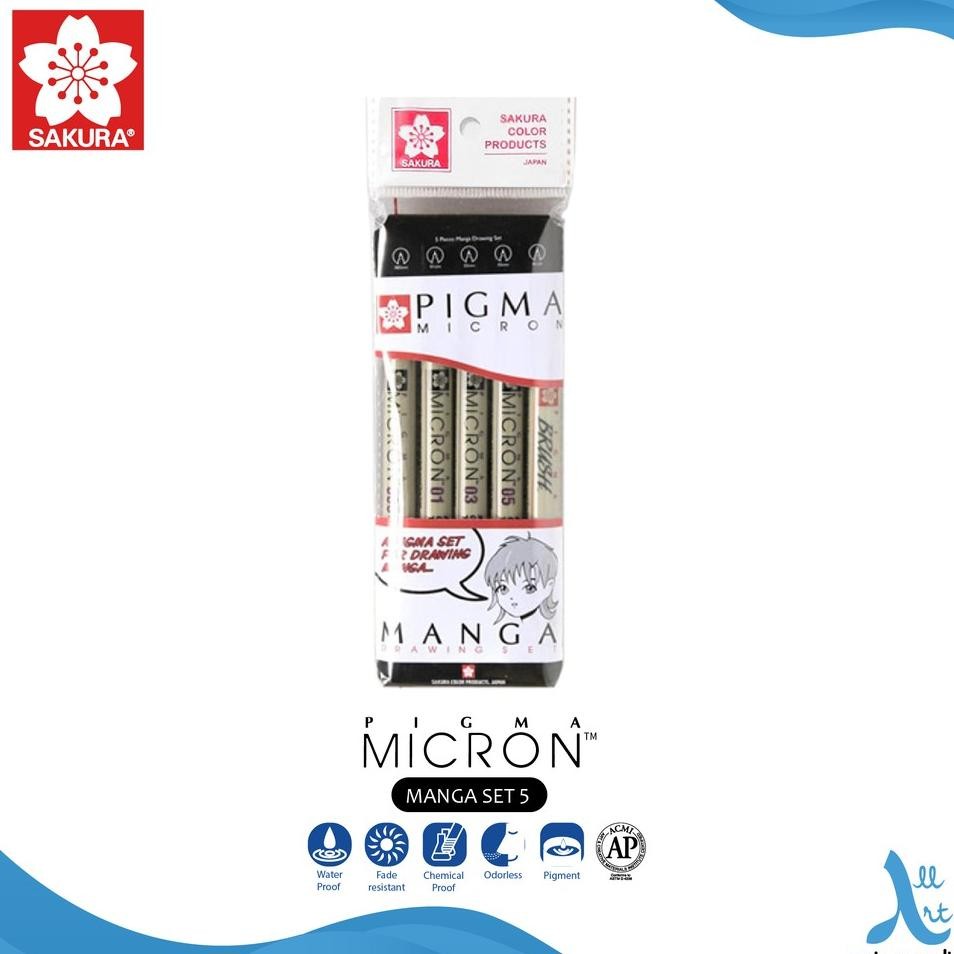 

Sakura Pigma cron Drawing Pen Manga Set