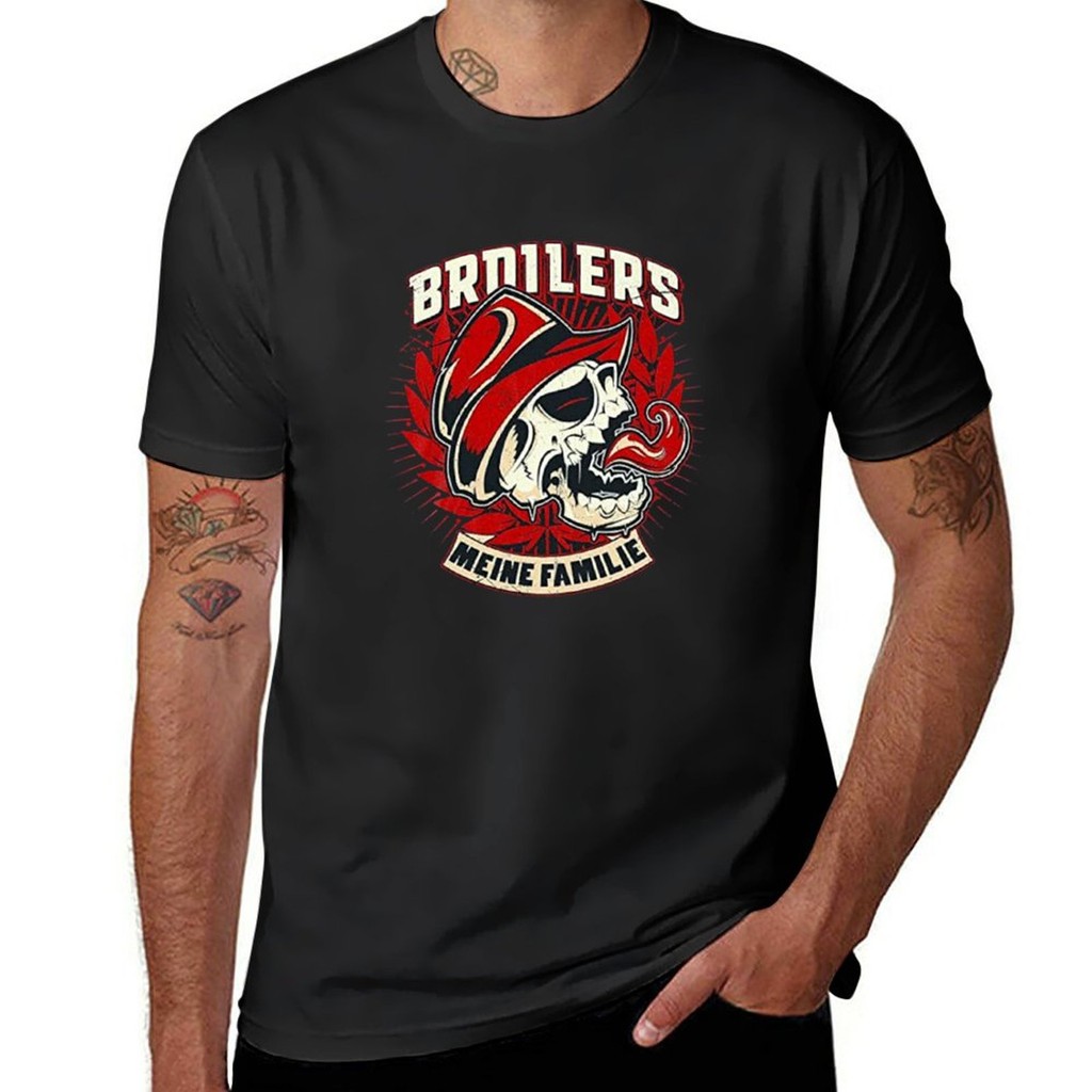 Punk Rock Broilers Band Kaos Klasik Musik Logo Terlaris Kaos Putih Polos Anime Pria