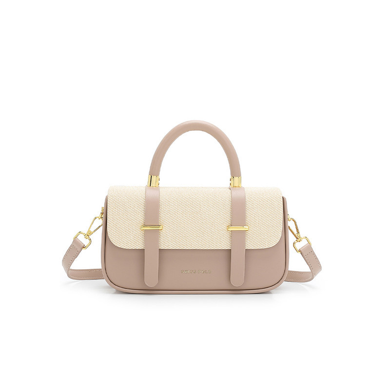 Swiss Polo Top Handle Bag / Sling Bag / Crossbody Bag (Tas Selempang / Tas Tangan) - Hitam Wanita - 