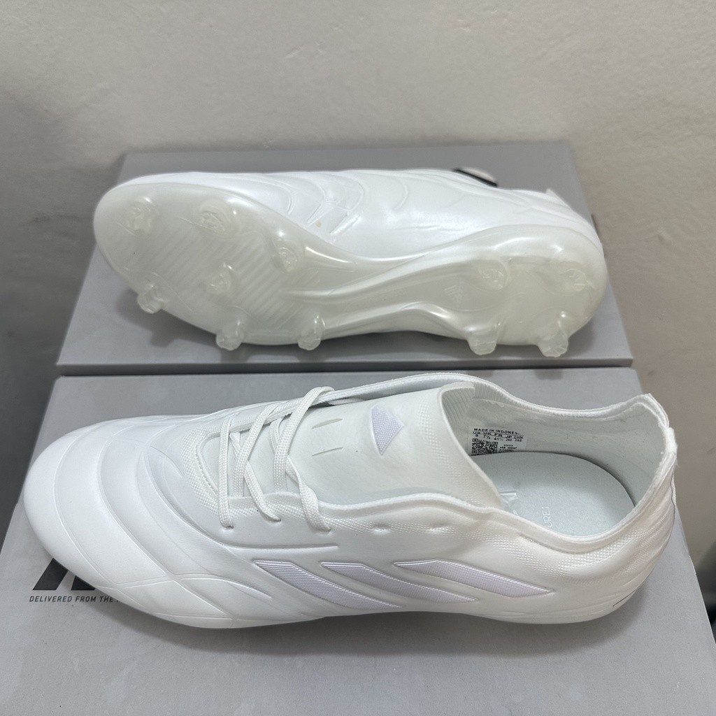 Copa Pure.1 FG Sepatu Sepak Bola untuk Pria Sepatu Sepak Bola Bertali Putih |04E39A98|