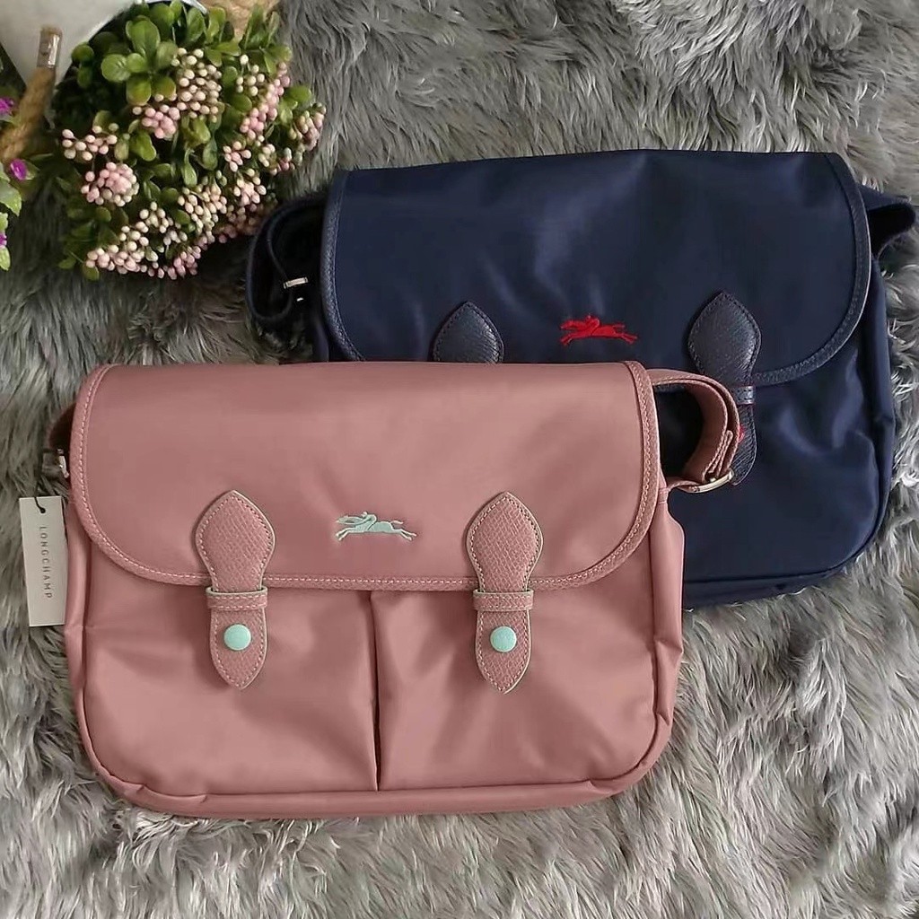 100% Legal Asli 【LONGCHAMP】 Neo LE 2324 619 Tas Sadel Tas Kurir Tas Selempang Satu Bahu |8A45CE06|