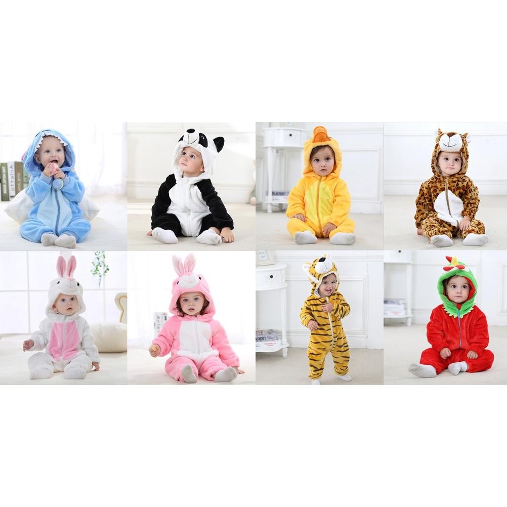 SDF Baju Bayi Baju Anak Karakter Hewan Baju Kostum Bayi Baju Bahan Flannel TERLARIS