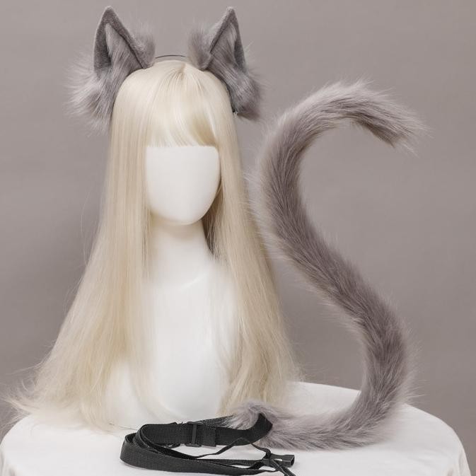 SDF Costume Set Cosplay Cat Ear and Furry Tail 8559 TERLARIS
