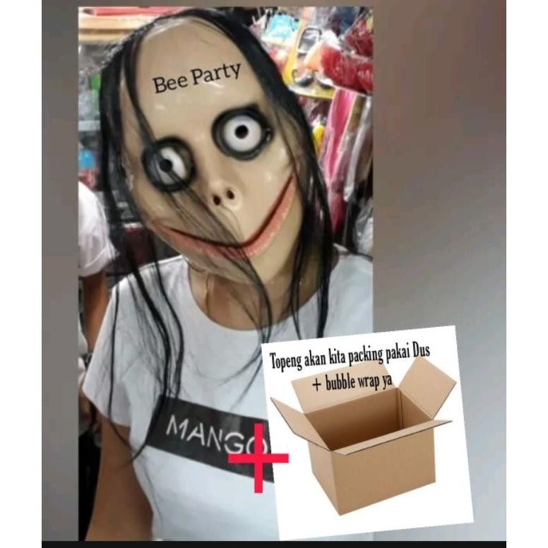 JHK Topeng Hantu/ Topeng Momo Hantu Kualitas Bagus TERLARIS