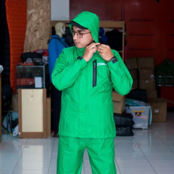 Mantel Hujan wd wild original waterfroop