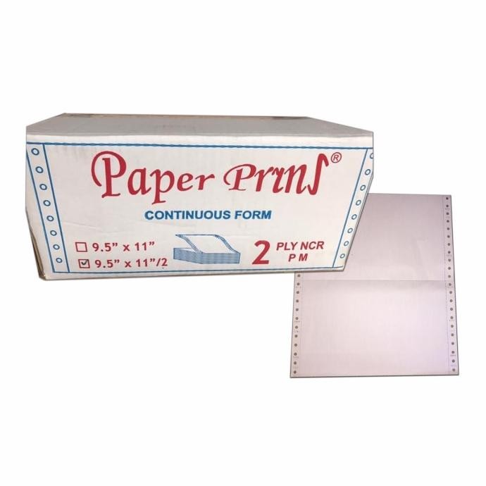 

Paper Print Continuous 9.5 X 11/2 2 Ply Kertas Continuous !! Hanscollect
