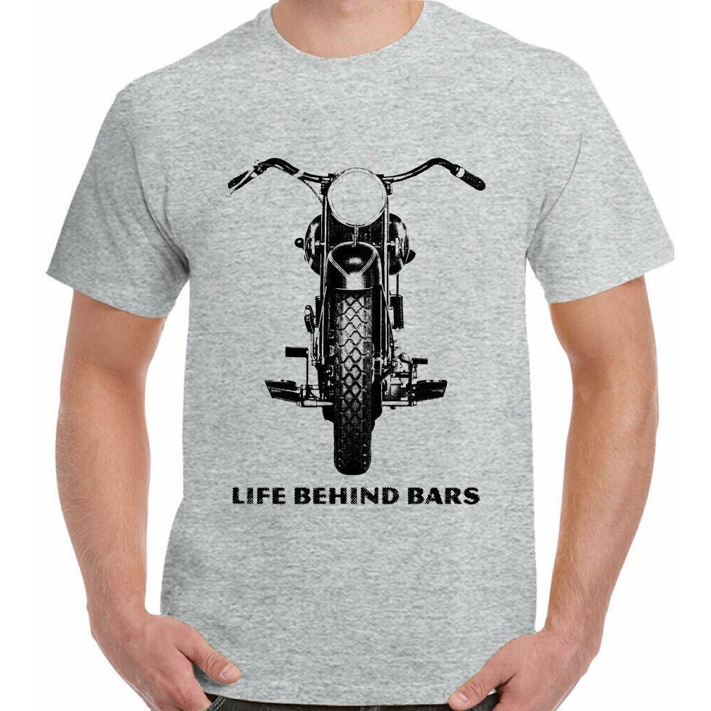 Kaos Biker Pria Sepeda Motor Sepeda Motor Indian Triumph Chopper Cafe Racer