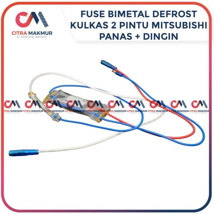 Terlaris Defrost Bimetal Fuse Mitsubishi Double Kulkas 2 pintu Panas Dingin SALE