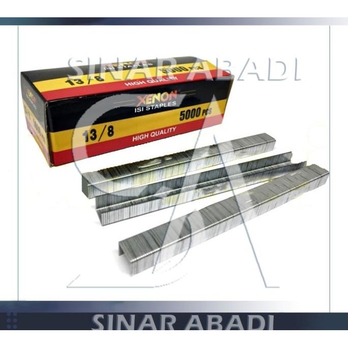 

Terbaru XENON 13/8 ISI ULANG STAPLES TEMBAK REFILL STAPLE GUN TACKER 8 MM sina4bb Berkualitas