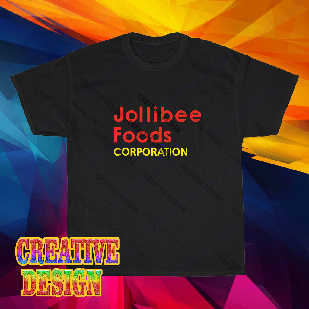 Kaos Hitam Logo Jollibee Foods