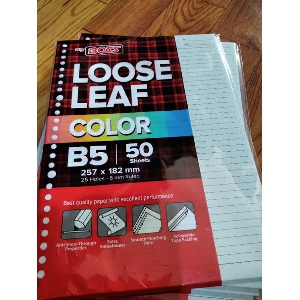

Amberela - Kertas Binder Warna B5 Isi 50