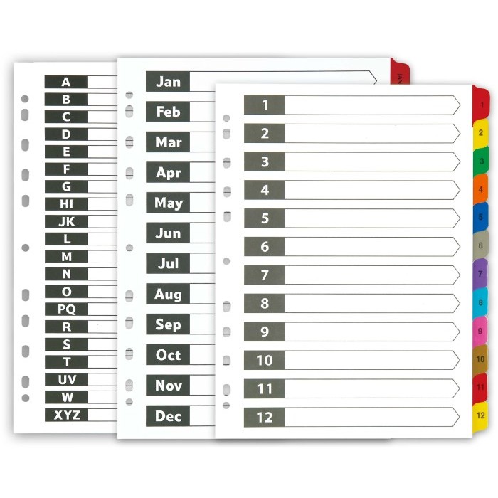 

Amberela - Deli File Dividers / Kertas Isi Ulang Binder 11 Lubang A4 E39550