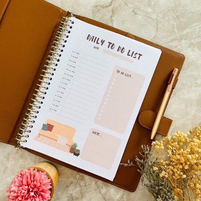 

Amberela - To Do List, Isi Binder, Kertas Binder, To Do List Cute,B5 Isi Binder,