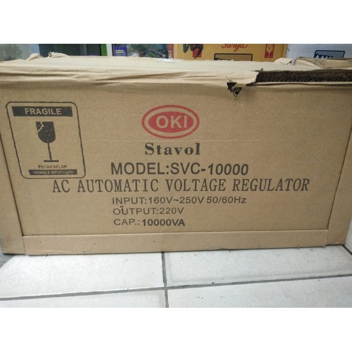 Stabilizer Regulator Listrik OKI AVR 10000 Watt SVC 10000watt