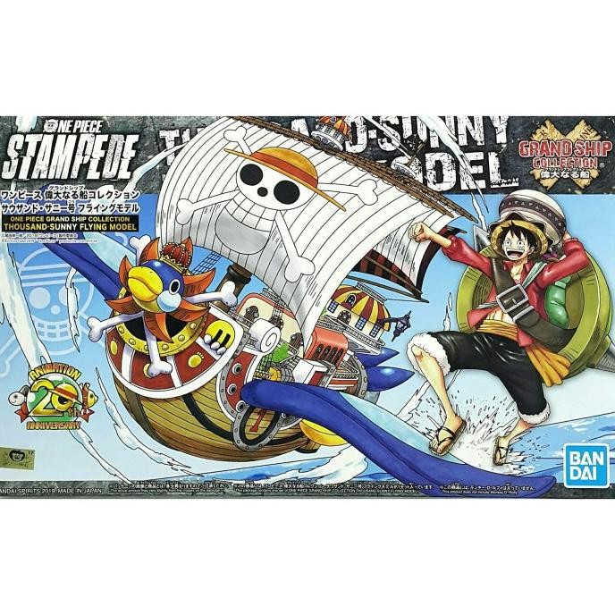 GRAND SHIP COLLECTION THOUSAND SUNNY FLYING MODEL ORIGINAL DAN TERPERCAYA