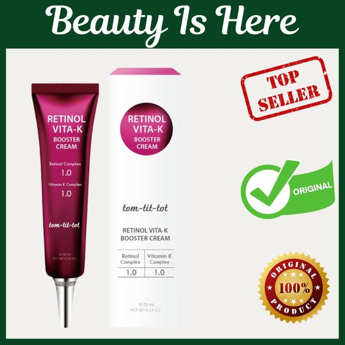 TOM TIT TOT Retinol Vita-K Booster Cream 35ml Tom-Tit-Tot Krim Wajah RYTI