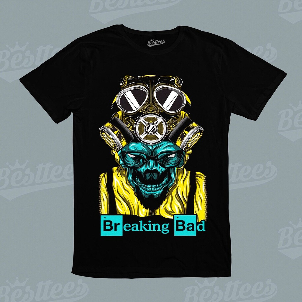 Serial Tv Malefemalekids Breaking Bad Setelan Hazmat Walter Putih Kaos Tengkorak