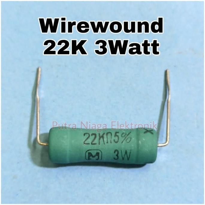 Update Resistor Wirewound 22K 3Watt Panasonic 22K 3 Watt Original putr4n dijamin