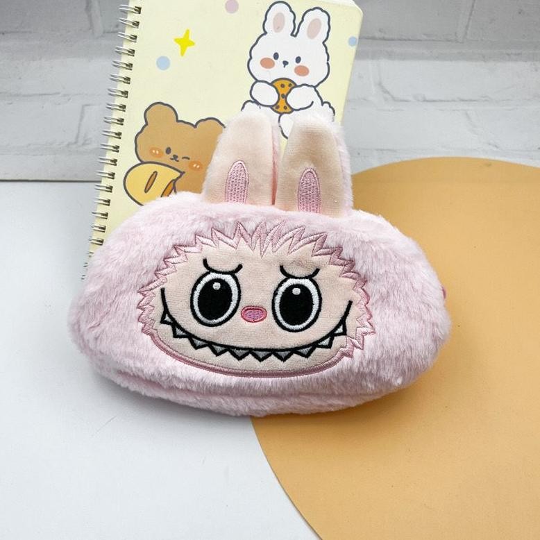 

TERMURAH Pouch Tempat Alat Tulis Boneka Karakter Labubu 6 warna ung-18