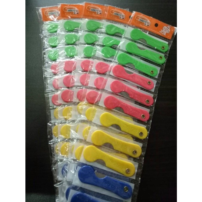 CUTTER LIPAT Silet Flip Pisau Mini Warna Warni Tajam Razor Pemotong Kertas Portable Tipis Ecer