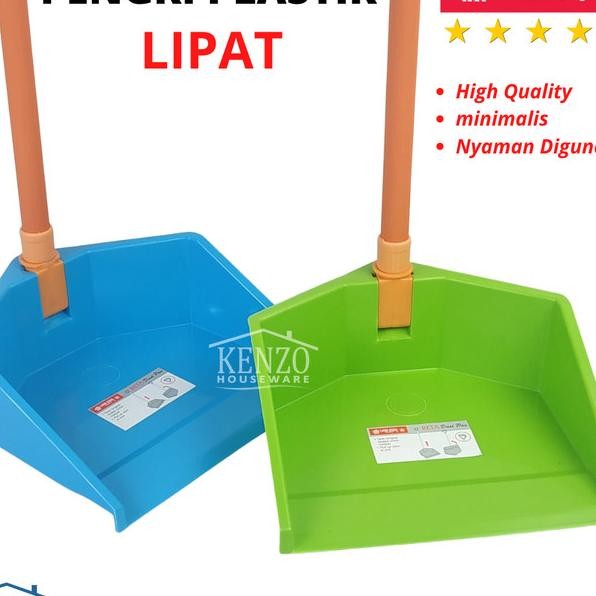 Gki Sampah Lipat Plastik Serokan Cidukan Sampah Warna Lion Star