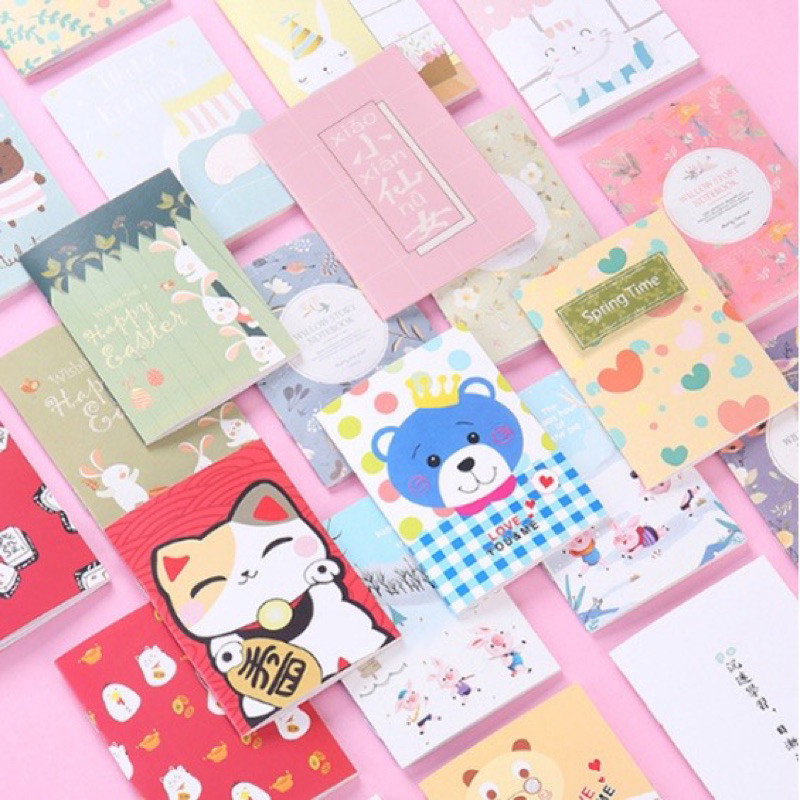 

Buku Tulis Mini Motif Kartun Note Book Mini Cartoon Mini Book Notepad Karakter Buku Tulis Memo Kecil